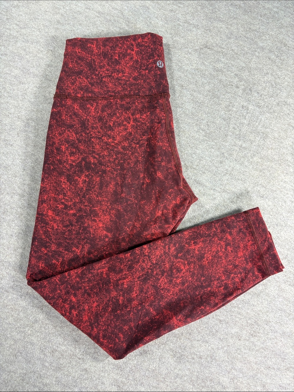 Lululemon Wunder Train High-Rise Tight 25" Crunch Warm Coral 10